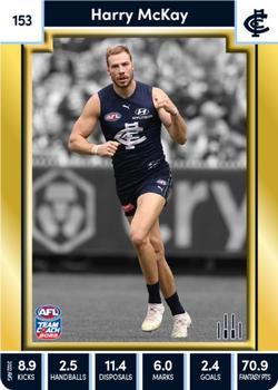 2023 AFL TeamCoach - Gold #153 Harry McKay Front